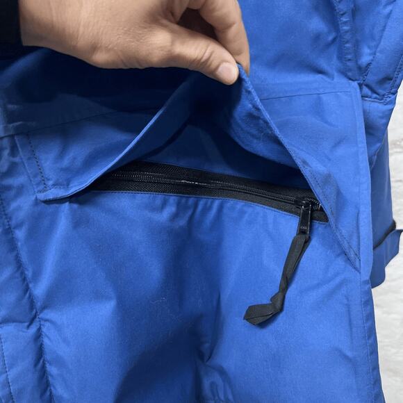 Marmot Mountain Works Gore-Tex Vintage 80s(?) Blue Rain Jacket Parka Large - Picture 8 of 16